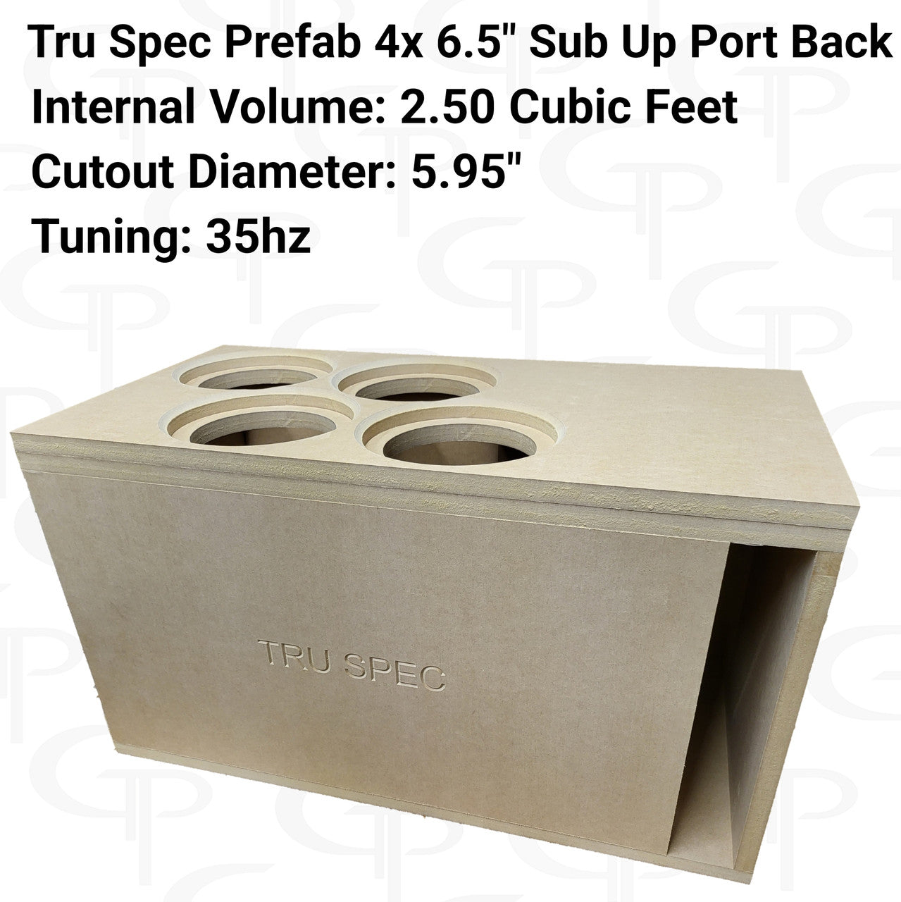 TRU SPEC QUAD 6.5" SUBWOOFER ENCLOSURE