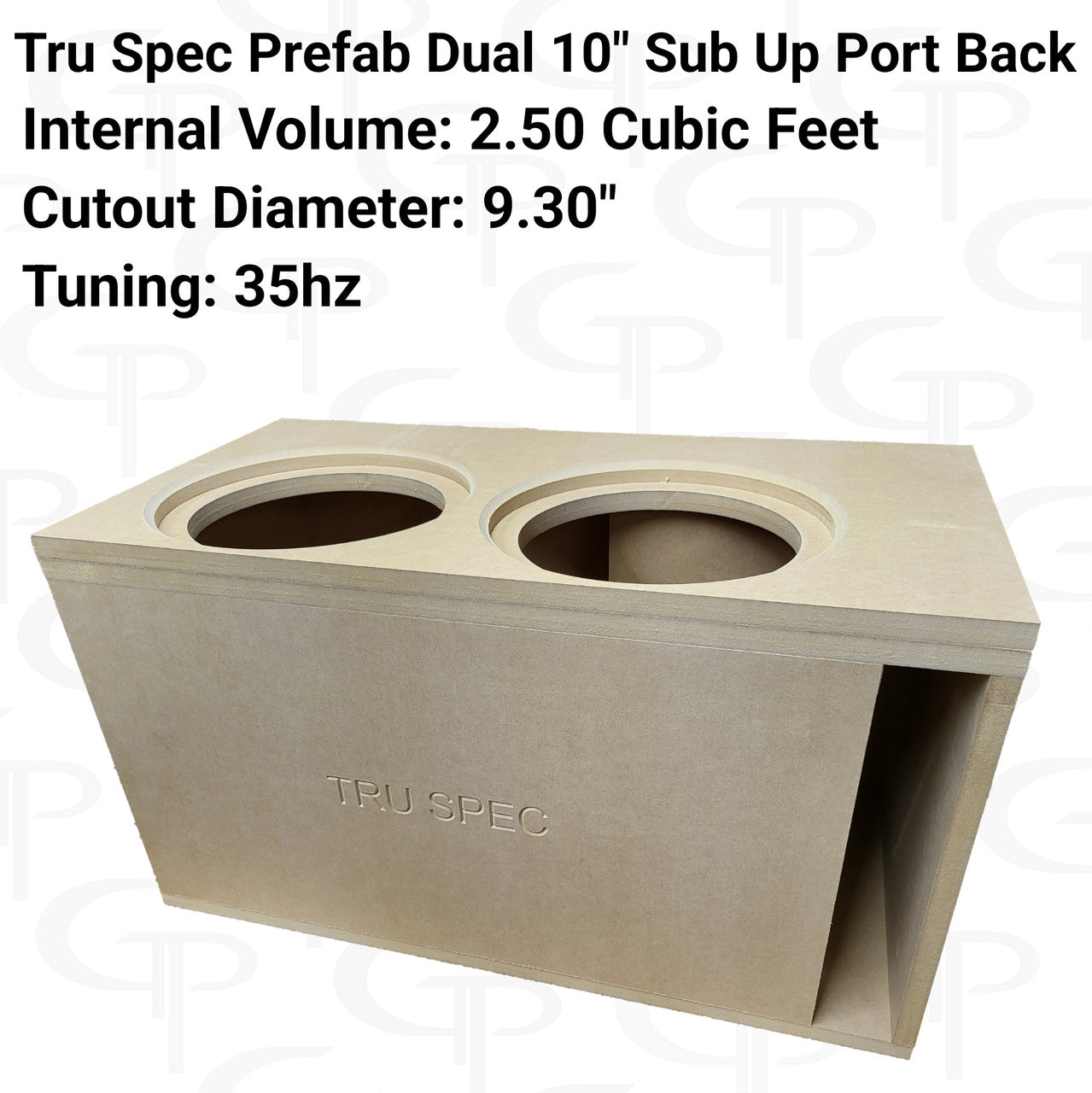 TRU SPEC DUAL 10" SUBWOOFER ENCLOSURE