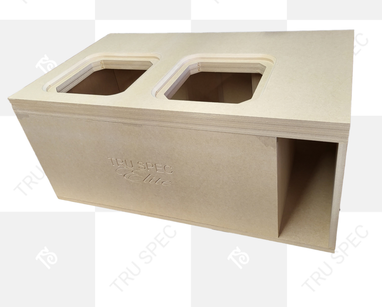 TRU SPEC ELITE DUAL 12" SQUARE SUBWOOFER ENCLOSURE