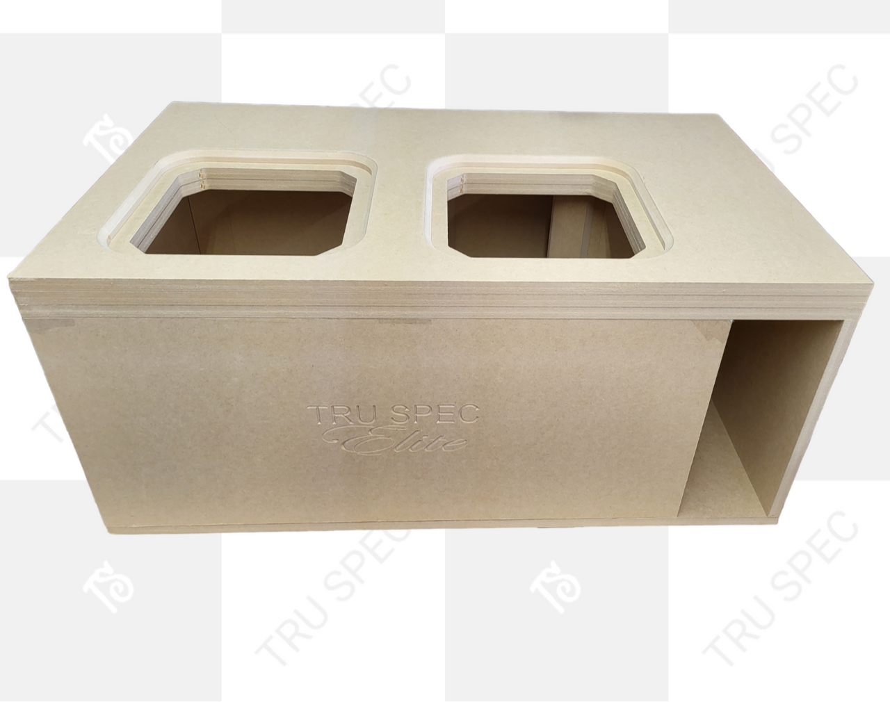 TRU SPEC ELITE DUAL 12" SQUARE SUBWOOFER ENCLOSURE