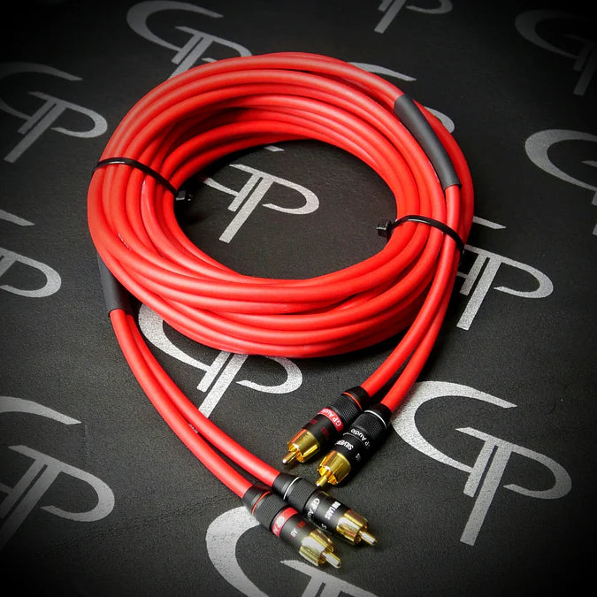 GP CAR AUDIO ULTRA HIFI 2 CHANNEL RCA CABLES