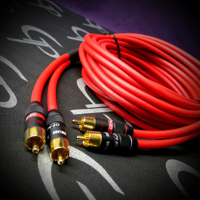 GP CAR AUDIO ULTRA HIFI 2 CHANNEL RCA CABLES