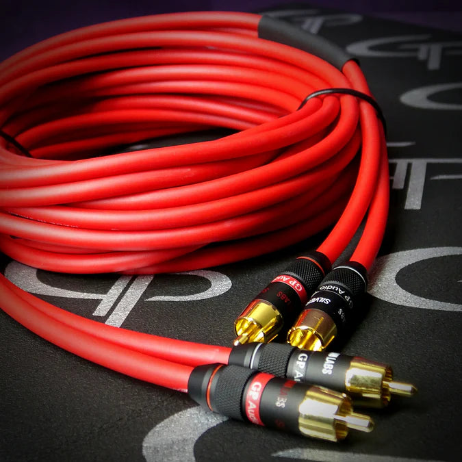 GP CAR AUDIO ULTRA HIFI 2 CHANNEL RCA CABLES