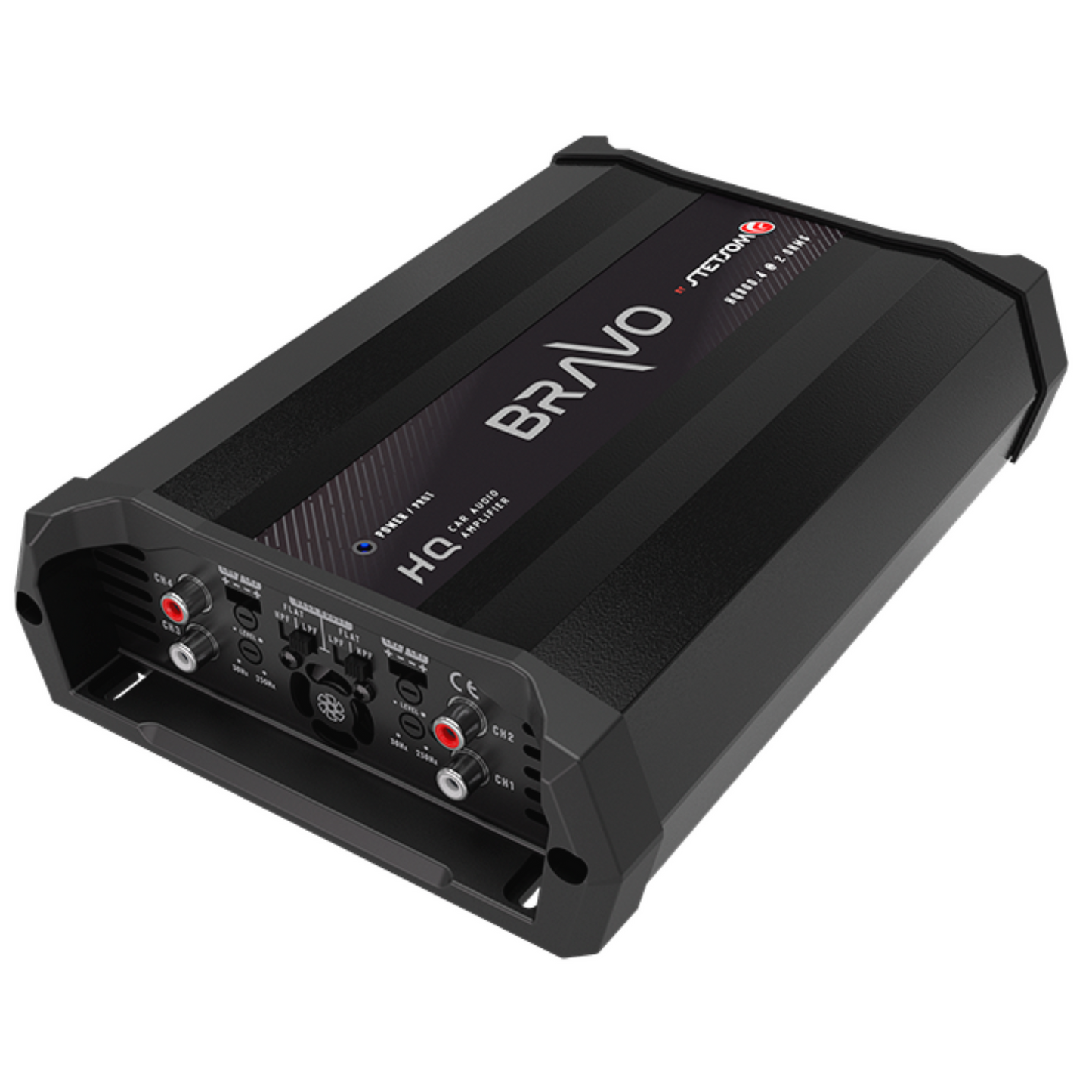 STETSOM BRAVO HQ SERIES 800 WATT 4 CHANNEL AMPLIFIER