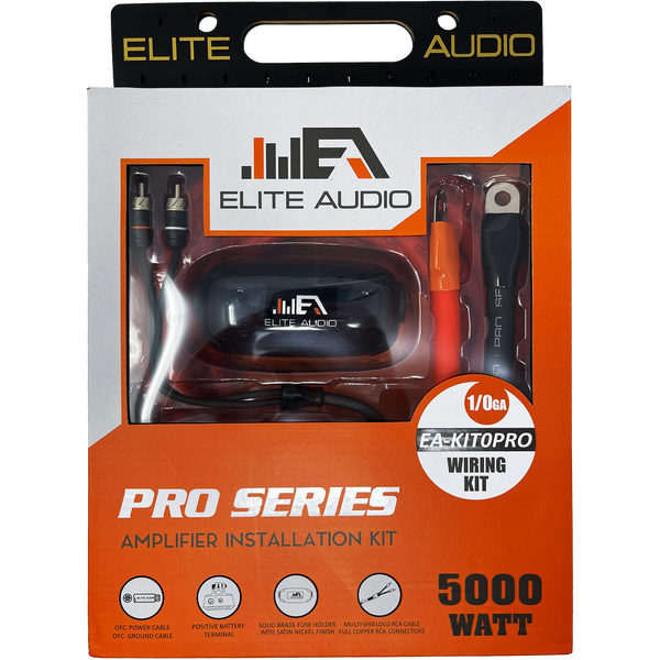 ELITE AUDIO 0 GAUGE OFC AMP KIT