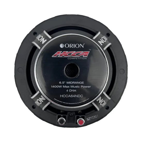 ORION CAR AUDIO HCCA SERIES 6.5" NEODYMIUM MIDRANGE SPEAKERS W/DUSTCAPS