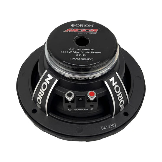 ORION CAR AUDIO HCCA SERIES 6.5" NEODYMIUM MIDRANGE SPEAKERS W/DUSTCAPS