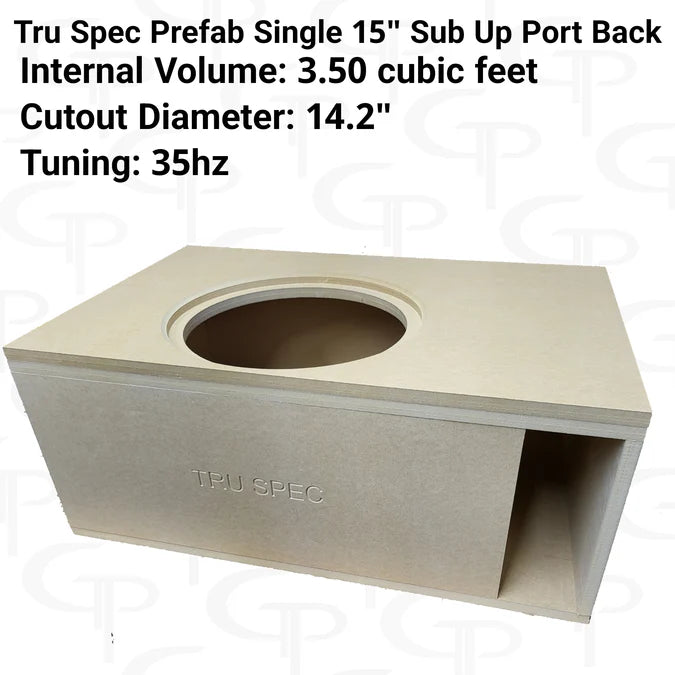 TRU SPEC SINGLE 15" SUBWOOFER ENCLOSURE