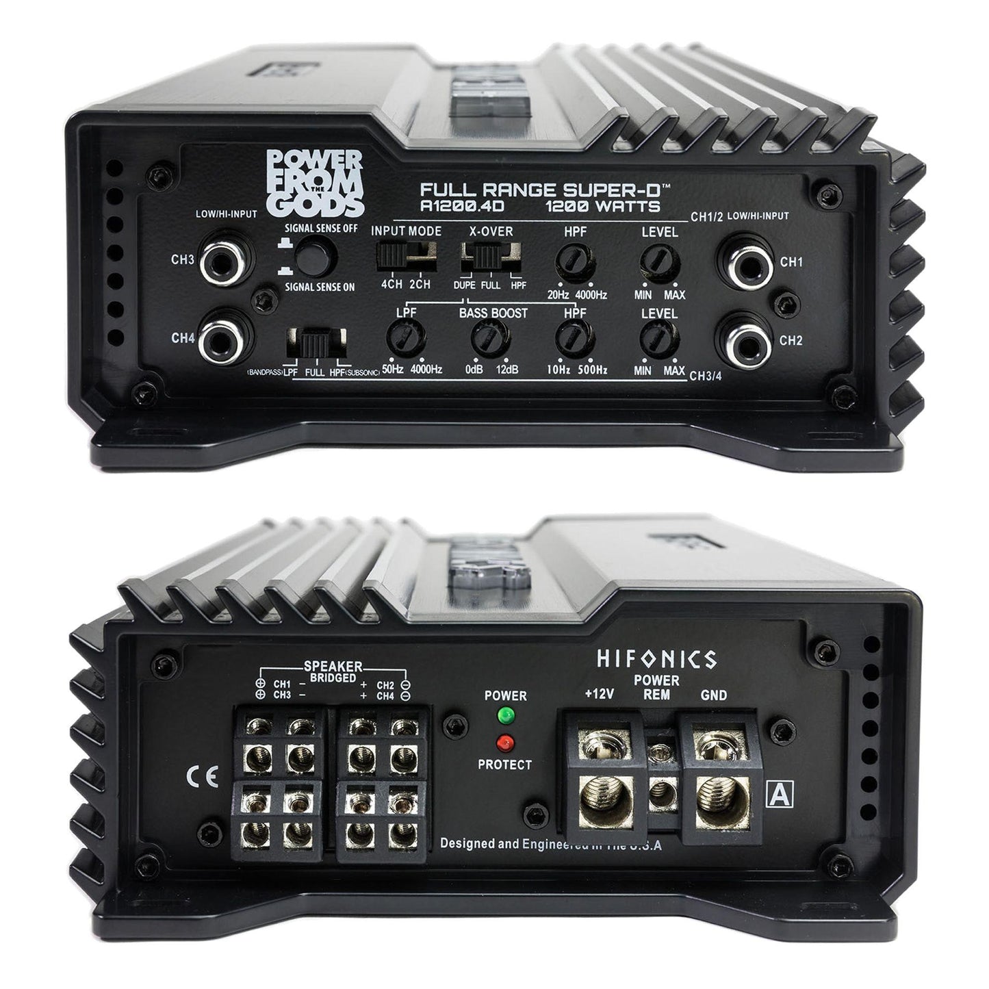 HIFONICS ALPHA 1200.4 4 CHANNEL AMPLIFIER