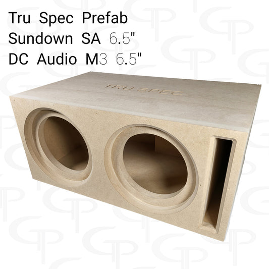 TRU SPEC DUAL 6.5" SUBWOOFER ENCLOSURE