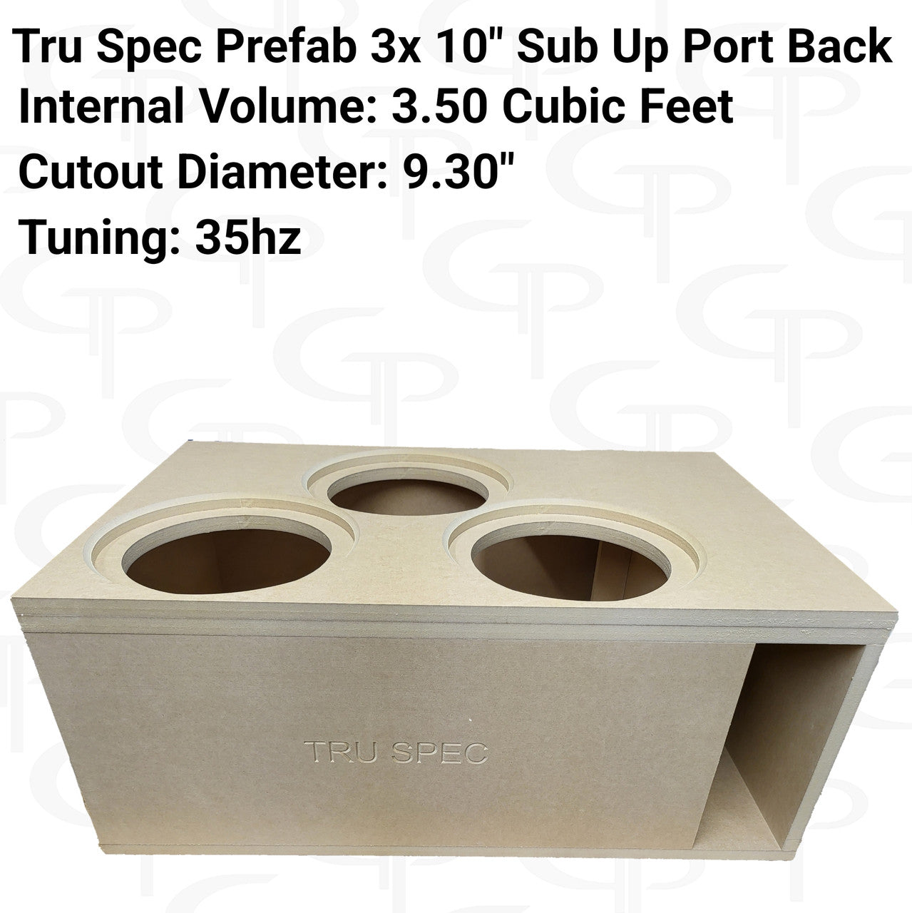 TRU SPEC 3 10" SUBWOOFER ENCLOSURE