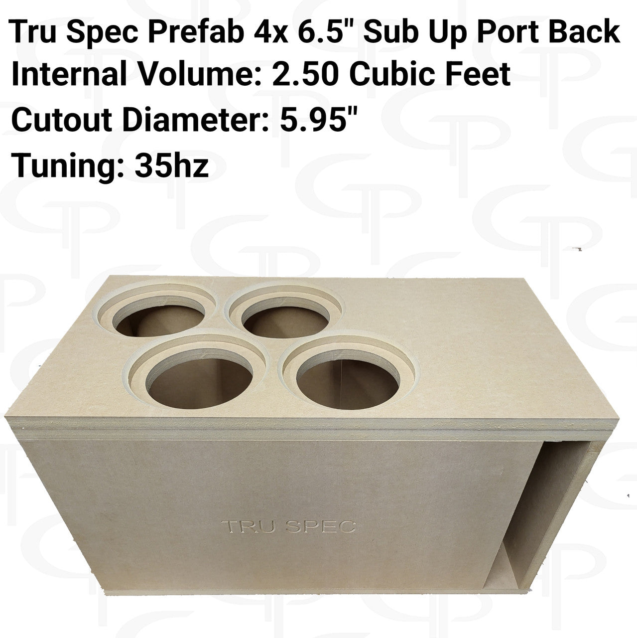 TRU SPEC QUAD 6.5" SUBWOOFER ENCLOSURE