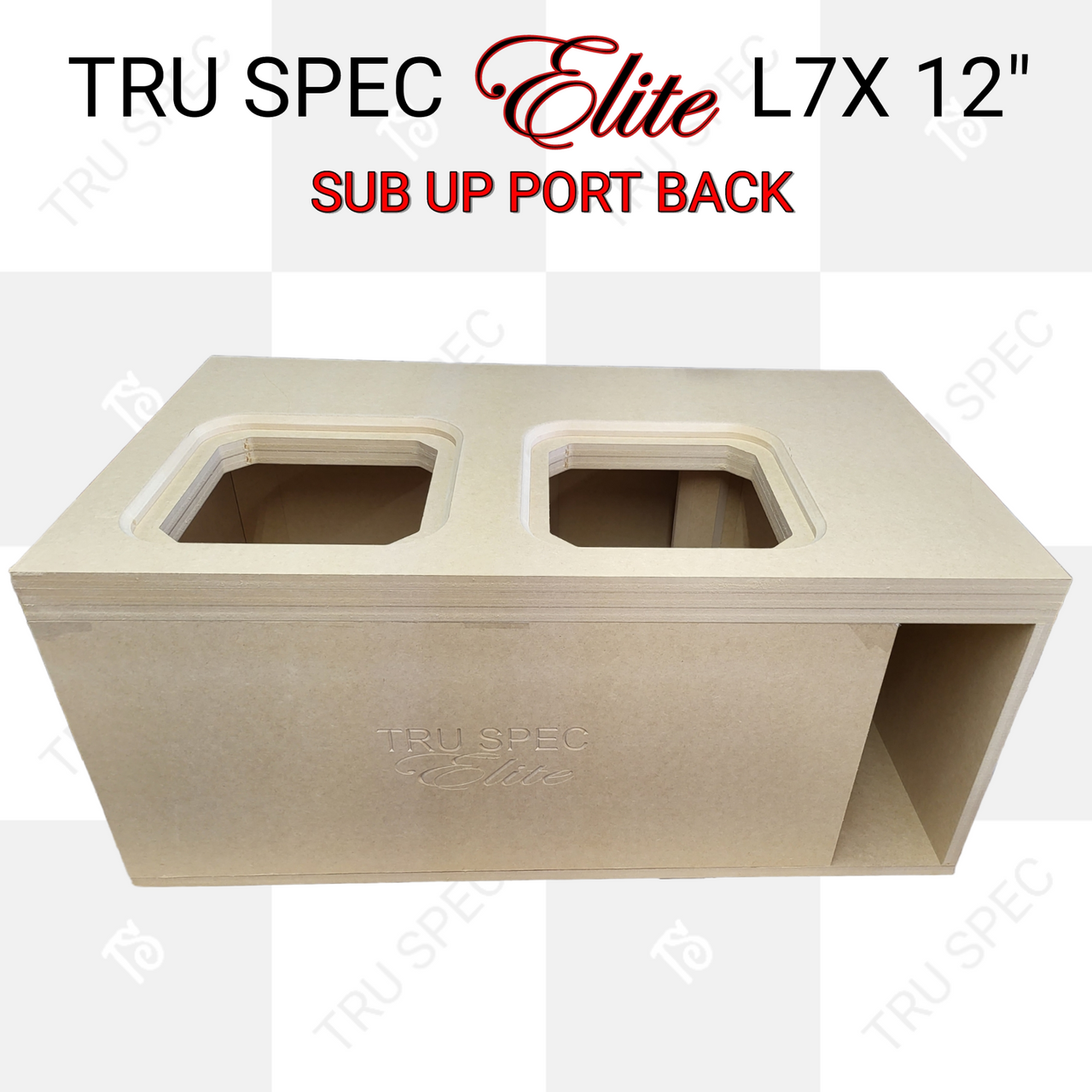 TRU SPEC ELITE DUAL KICKER SOLO X 12" SUBWOOFER ENCLOSURE