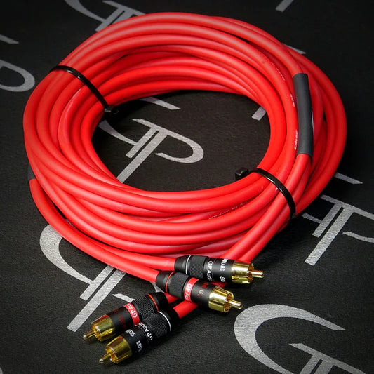 GP CAR AUDIO ULTRA HIFI 2 CHANNEL RCA CABLES