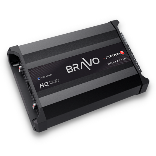 STETSOM BRAVO HQ SERIES 800 WATT 4 CHANNEL AMPLIFIER