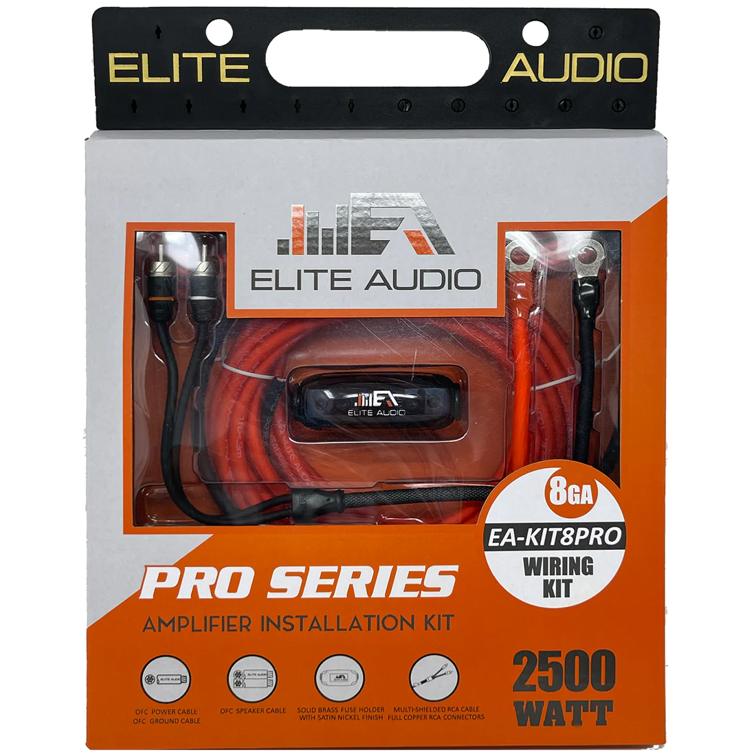 ELITE AUDIO 8 GAUGE OFC AMP KIT