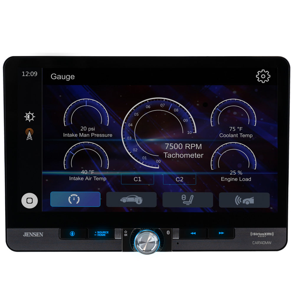 JENSEN CAR140MW 10.1" FLOATING MULTIMEDIA RECEIVER