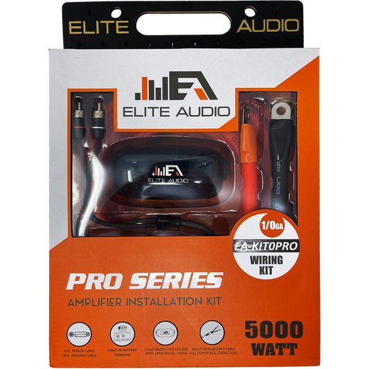 ELITE AUDIO 0 GAUGE OFC AMP KIT