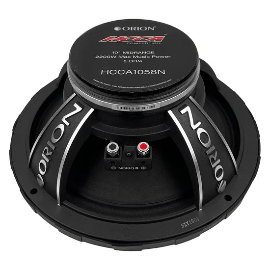 ORION CAR AUDIO HCCA SERIES 10" NEODYMIUM 8 OHM MIDRANGE SPEAKER W/BULLET TWEETER