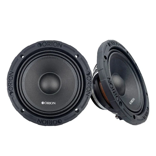 ORION CAR AUDIO HCCA SERIES 6.5" NEODYMIUM MIDRANGE SPEAKERS W/DUSTCAPS