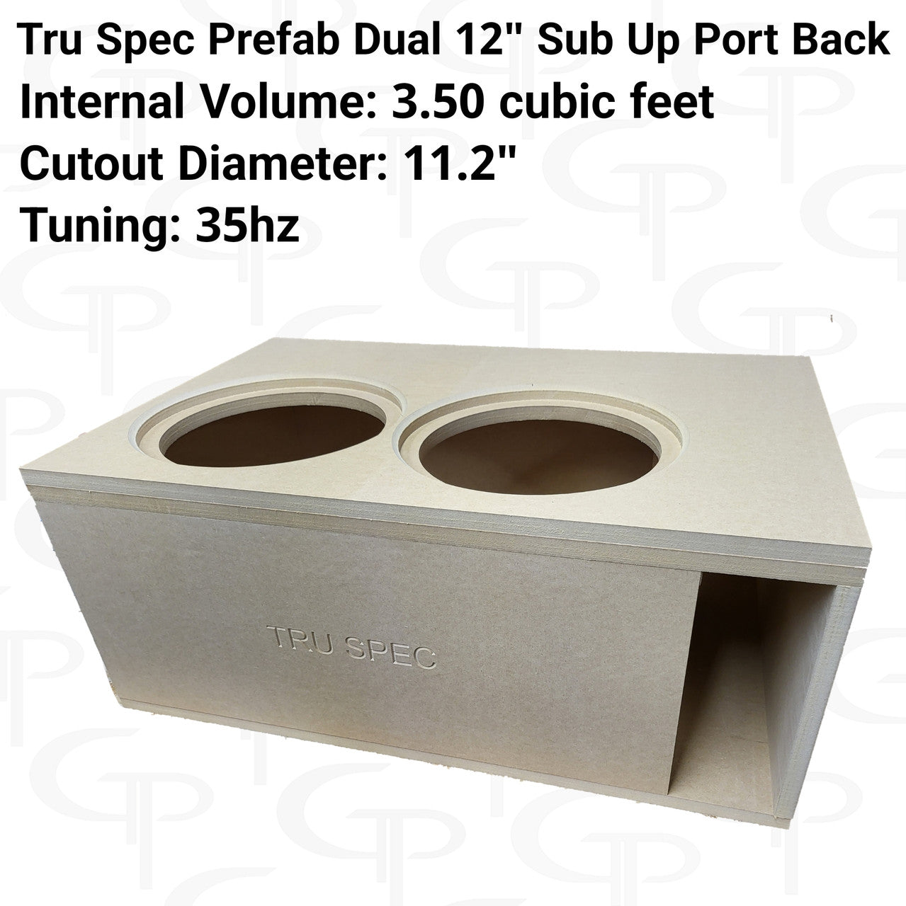 TRU SPEC DUAL 12" SUBWOOFER ENCLOSURE