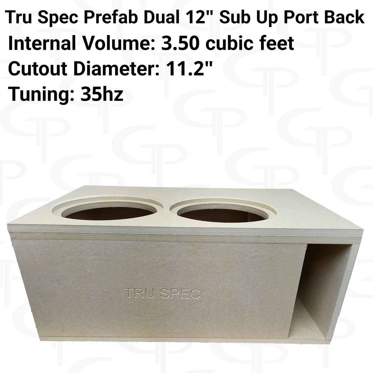 TRU SPEC DUAL 12" SUBWOOFER ENCLOSURE