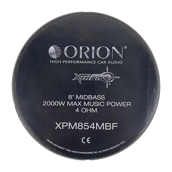 ORION CAR AUDIO XTR SERIES 8" MIDBASS SPEAKERS