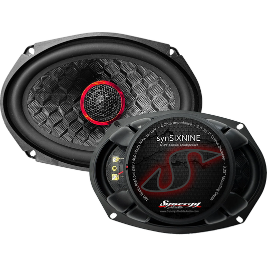 SYNERGY AUDIO SYNSIXNINE 6X9" COAXIAL SPEAKER SET