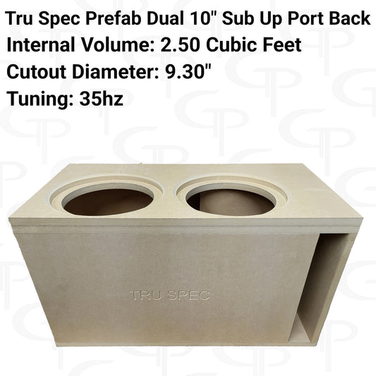 TRU SPEC DUAL 10" SUBWOOFER ENCLOSURE