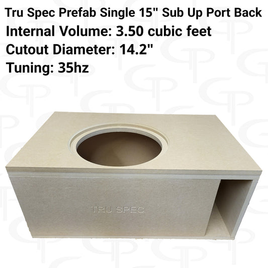 TRU SPEC SINGLE 15" SUBWOOFER ENCLOSURE